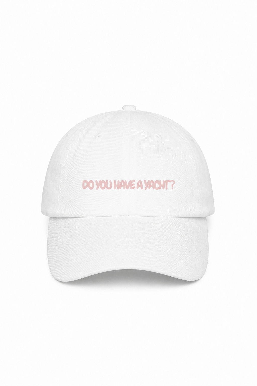 Casquette blanche OFFSHORE Do You Have A Yacht print rose