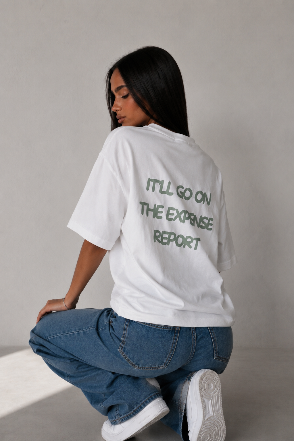 T-shirt blanc OFFSHORE expense report studio assise